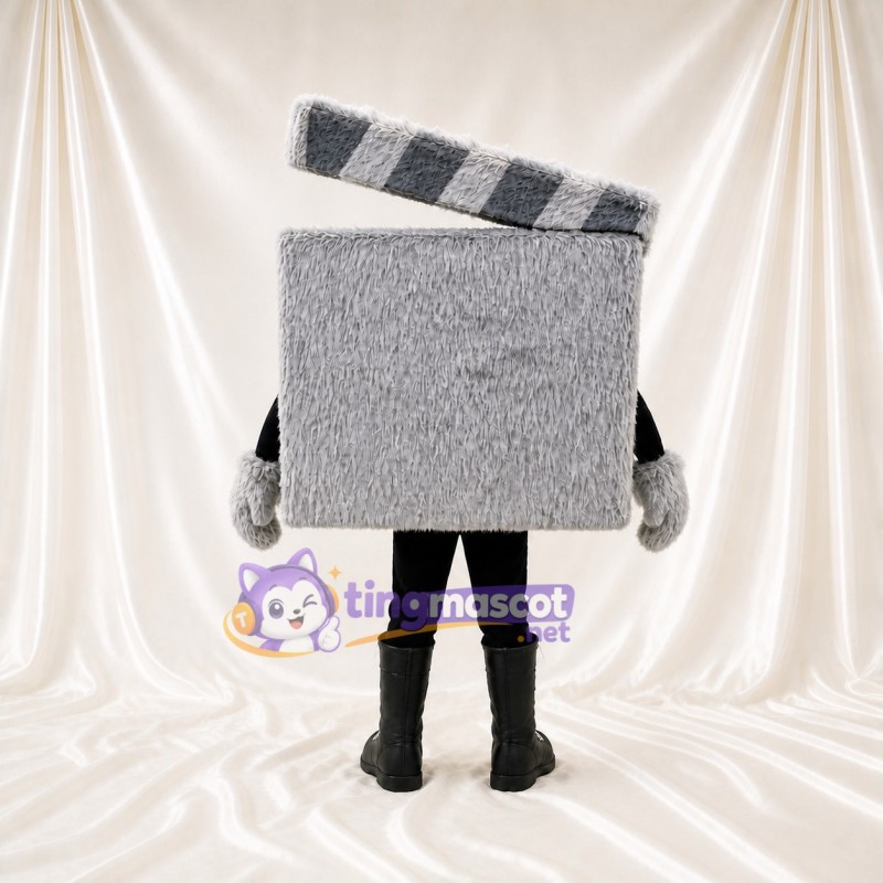 Clapperboard Mascot Costume Full Body for Adults School Events