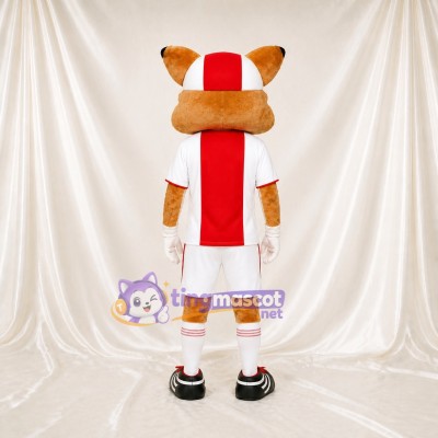 Orange Cat Mascot Costume Full Body for Adults Sports Events