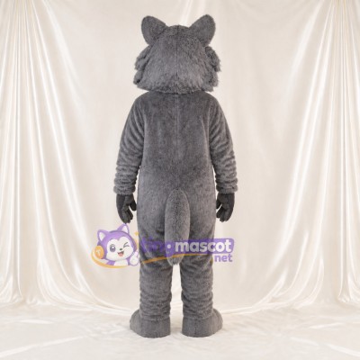 Wolf Mascot Costume Full Body for Adults Sports Events