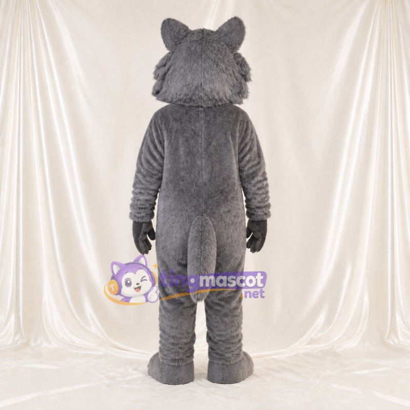Wolf Mascot Costume Full Body for Adults Sports Events