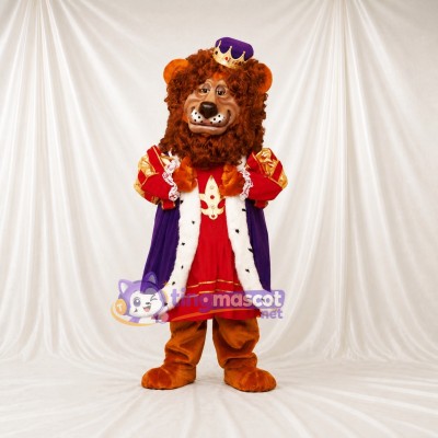 Lion Mascot Costume Full Body for Adults Stage Events