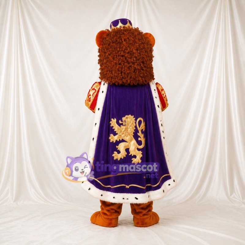 Lion Mascot Costume Full Body for Adults Stage Events
