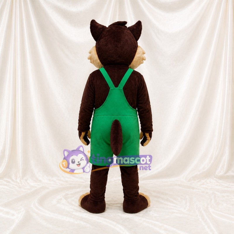 Costume de mascotte loup intégral pour adultes – événements scolaires