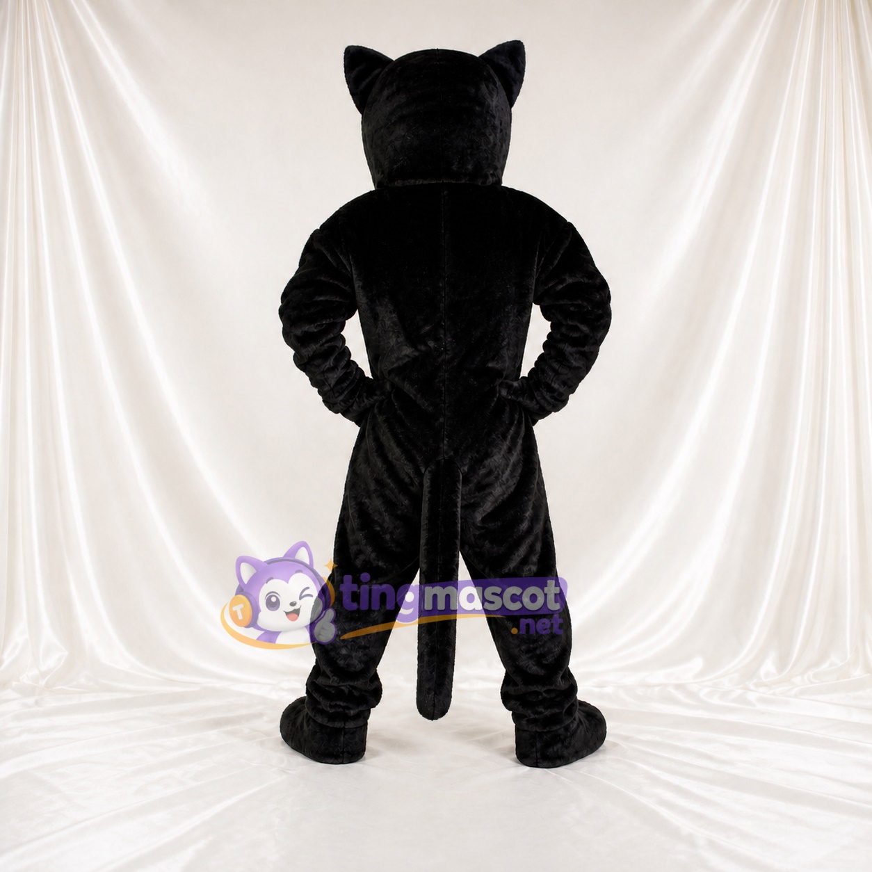 Black Panther Mascot Costume Full Body for Adults Sports Events Black Panther Mascot Costume Full Body for Adults Sports Events