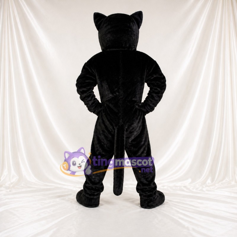 Black Panther Mascot Costume Full Body for Adults Sports Events