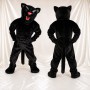 Black Panther Mascot Costume Full Body for Adults Sports Events