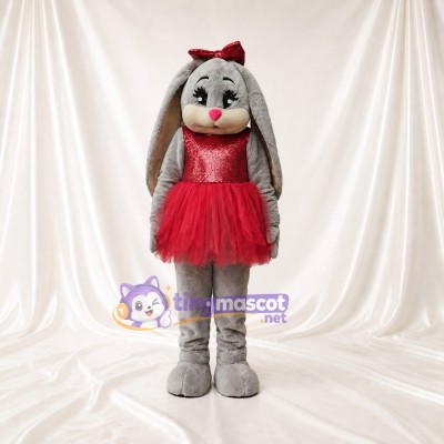 Rabbit Mascot Costume Full Body for Adults Dance Events