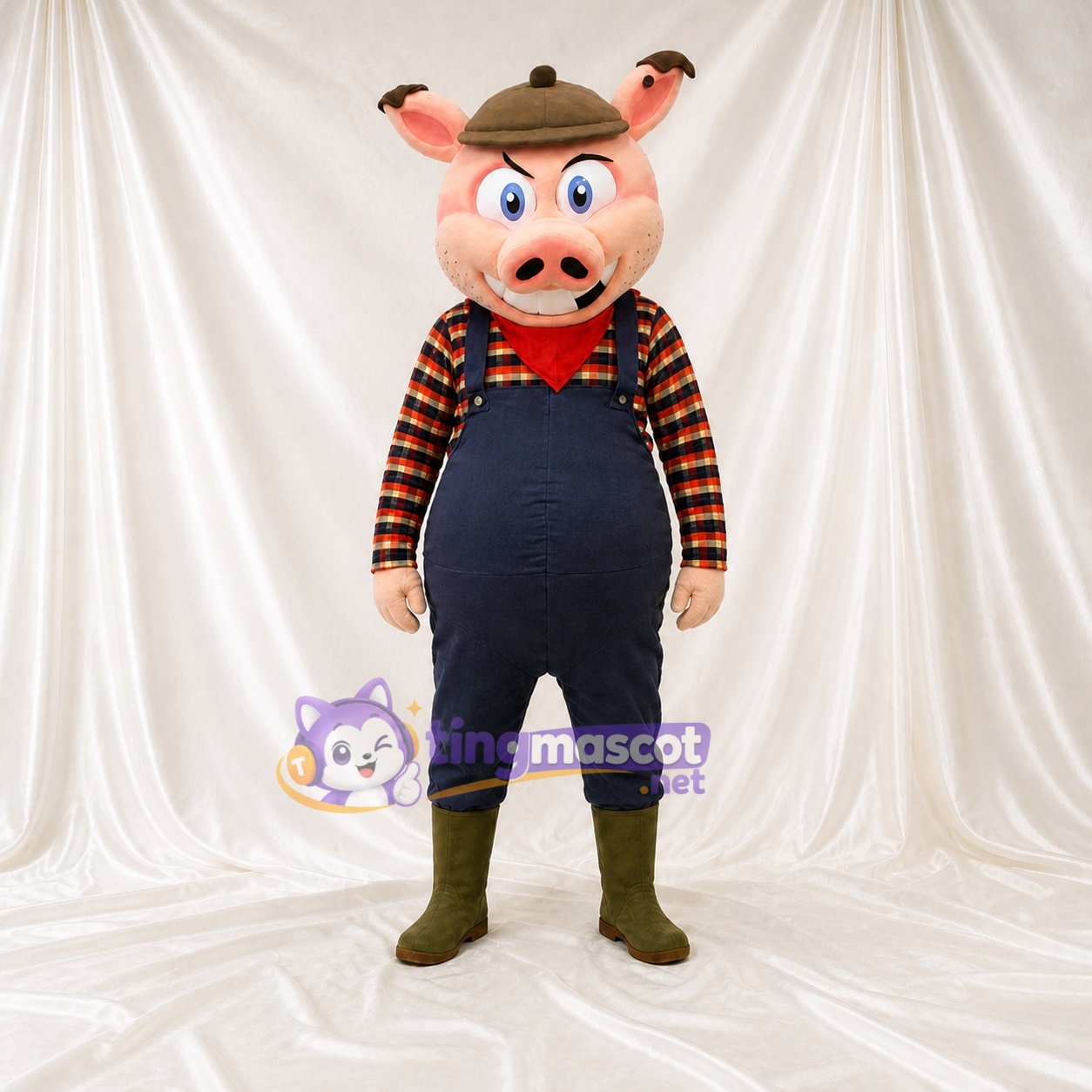 Cochon Costume de mascotte intégral pour adultes Événements gastronomiques
