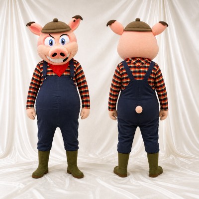 Pig Mascot Costume Full Body for Adults Food Events