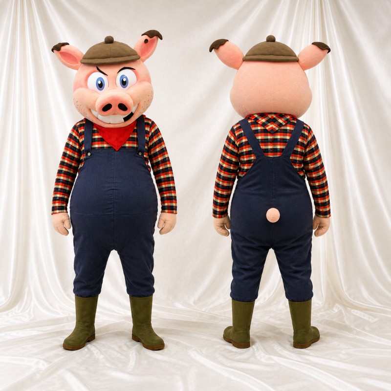 Pig Mascot Costume Full Body for Adults Food Events