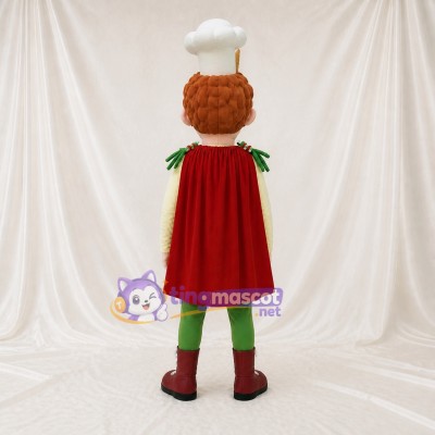 Chef Character Mascot Costume Full Body for Adults Food Events