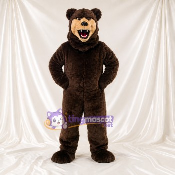 Bear Mascot Costume Full Body for Adults Outdoor Events