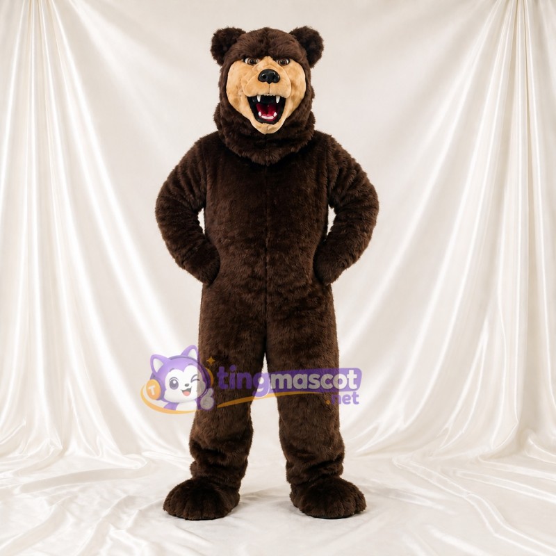 Bear Mascot Costume Full Body for Adults Outdoor Events