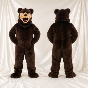 Bear Mascot Costume Full Body for Adults Outdoor Events