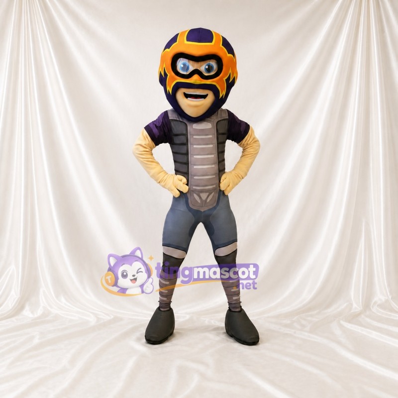 Wrestler Character Mascot Costume Full Body for Adults Events