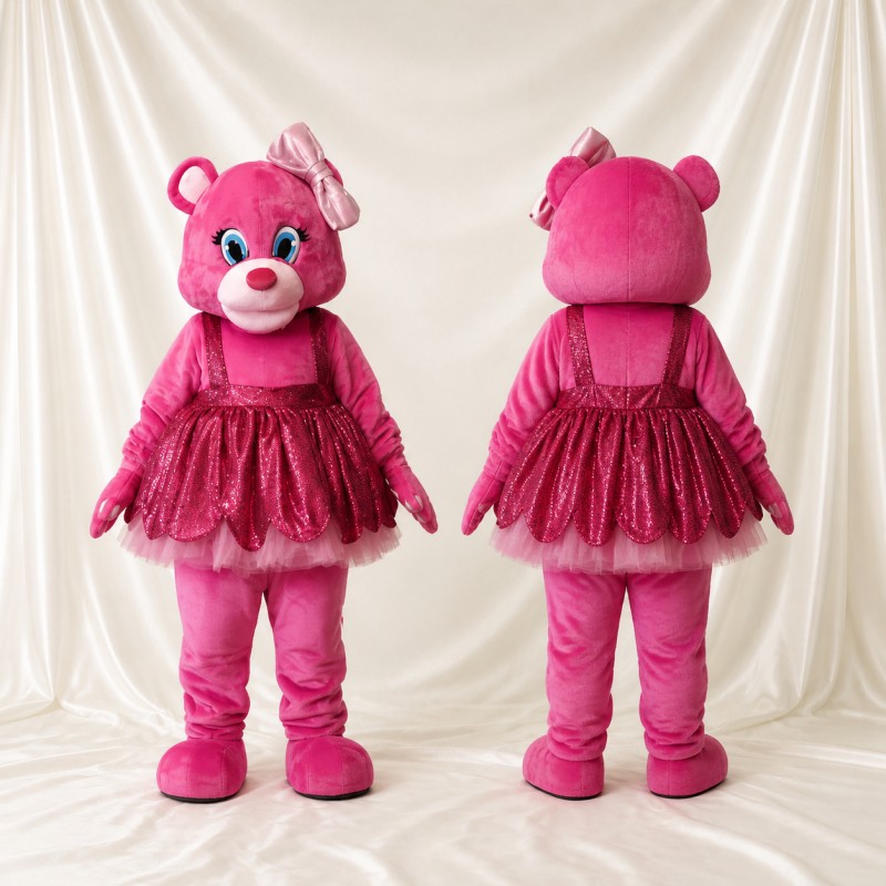 Bear Mascot Costume Full Body for Adults Dance Events