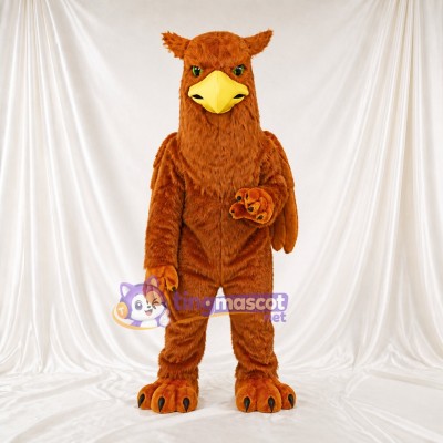 Rust Eagle Mascot Costume Full Body for Adults Sports Events