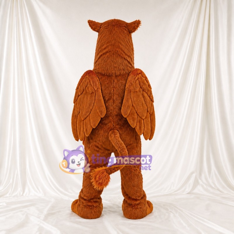 Rust Eagle Mascot Costume Full Body for Adults Sports Events