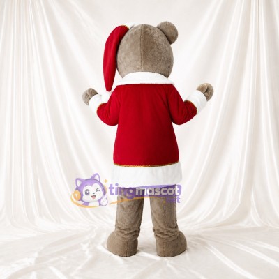 Bear Mascot Costume Full Body for Adults Christmas
