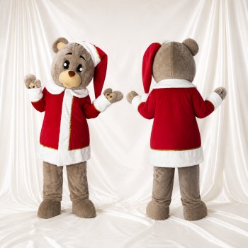 Bear Mascot Costume Full Body for Adults Christmas