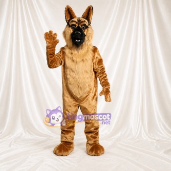 Berger allemand Costume de mascotte intégral pour adultes Événements scolaires