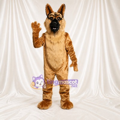 Berger allemand Costume de mascotte intégral pour adultes Événements scolaires