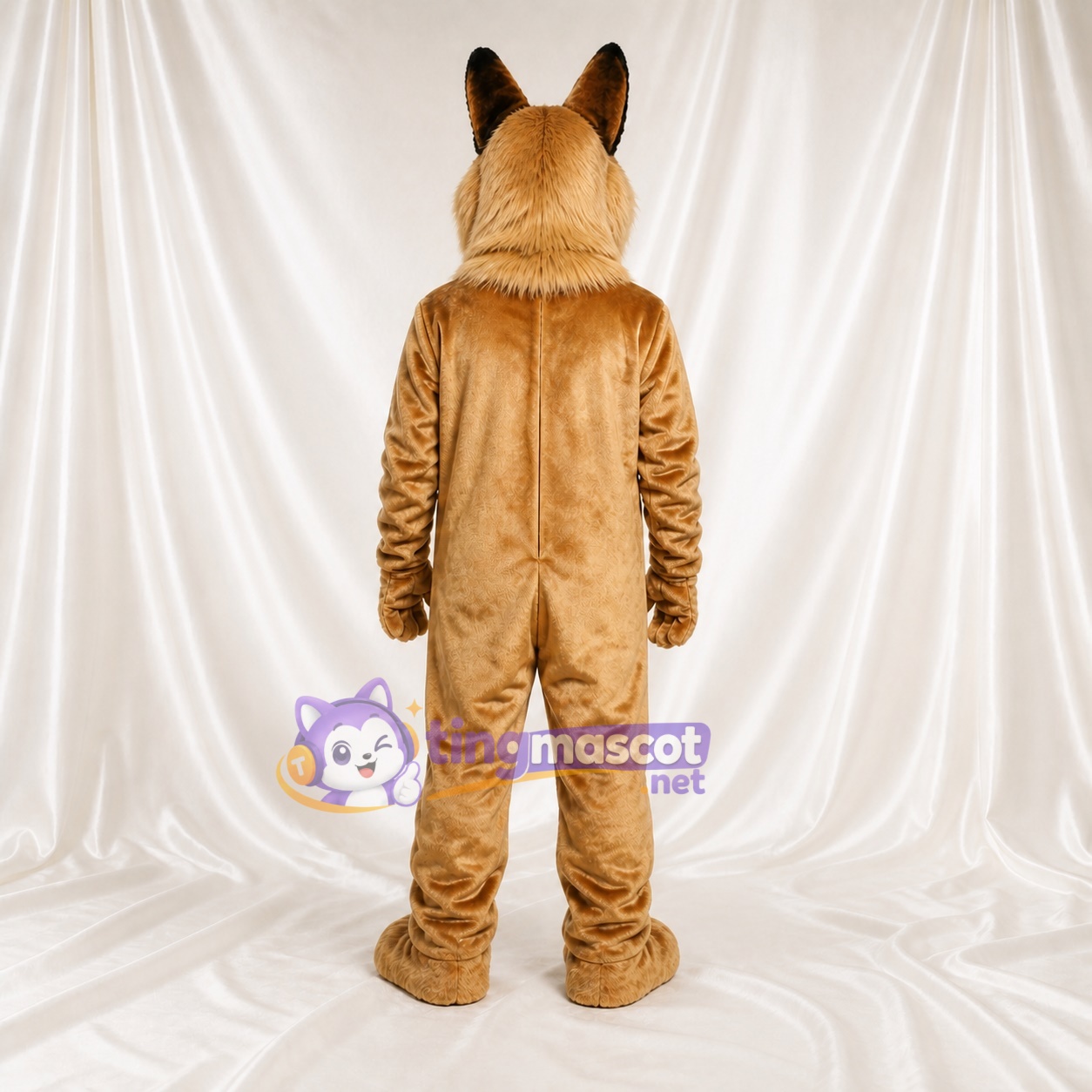 Berger allemand Costume de mascotte intégral pour adultes Événements scolaires Berger allemand Costume de mascotte intégral pour adultes Événements scolaires