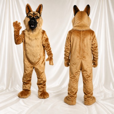 Berger allemand Costume de mascotte intégral pour adultes Événements scolaires
