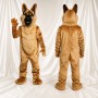 Berger allemand Costume de mascotte intégral pour adultes Événements scolaires