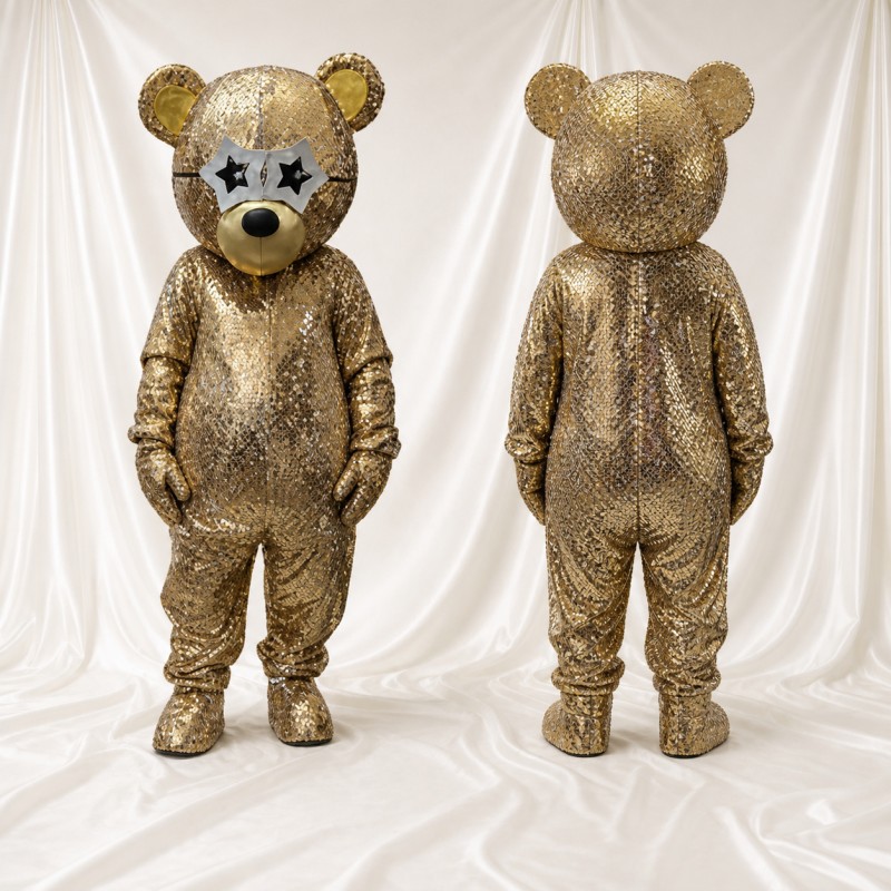 Bear Mascot Costume Full Body for Adults Events