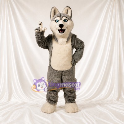 Husky Costume de mascotte intégral pour adultes Événements sportifs