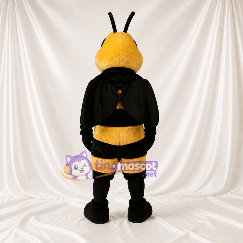 Classic Round Bee Mascot Costume Full Body for Adults School Events