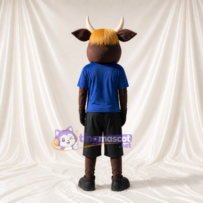 Yak Mascot Costume Full Body for Adults Sports Events