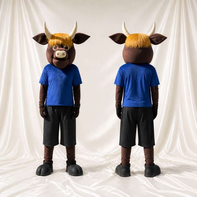 Yak Mascot Costume Full Body for Adults Sports Events