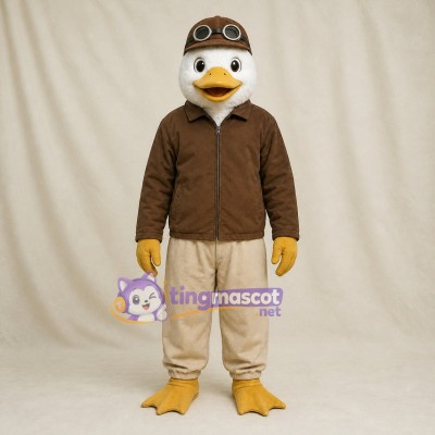 Duck Mascot Costume Full Body for Adults School Events