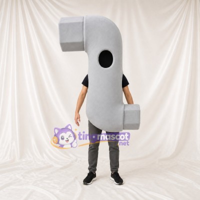 Wrench Character Mascot Costume Full Body for Adults Trade Shows