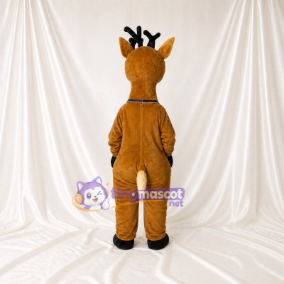 Brown Deer Mascot Costume Full Body for Adults Christmas
