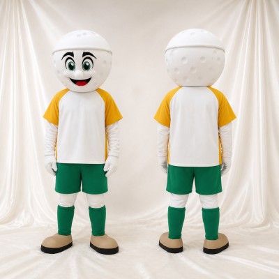 Golf Ball Character Mascot Costume Full Body for Adults Promotions