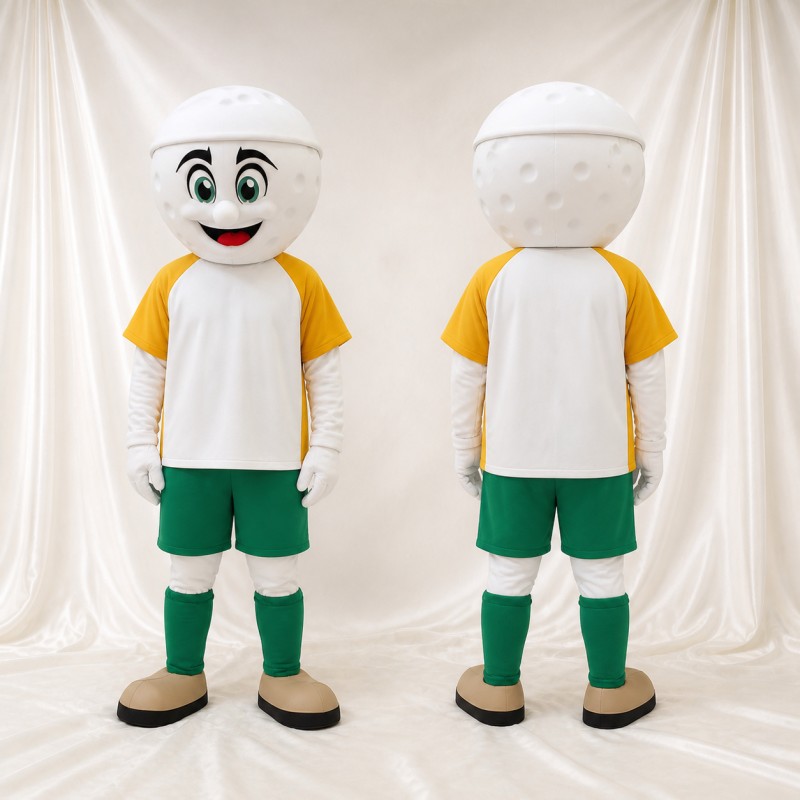 Golf Ball Character Mascot Costume Full Body for Adults Promotions
