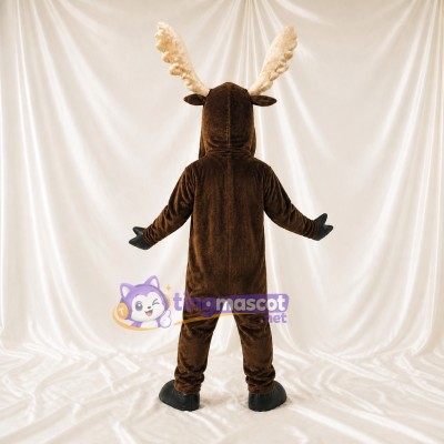Moose Mascot Costume Full Body for Adults School Events