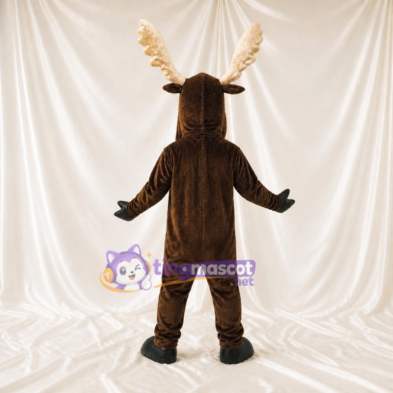 Moose Mascot Costume Full Body for Adults School Events