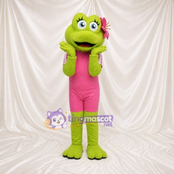 Frog Mascot Costume Full Body for Adults School Events