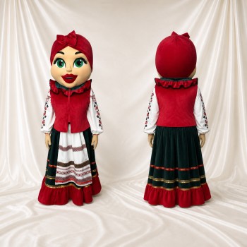 Danseur Folklorique Costume de mascotte intégral pour adultes Événements de scène