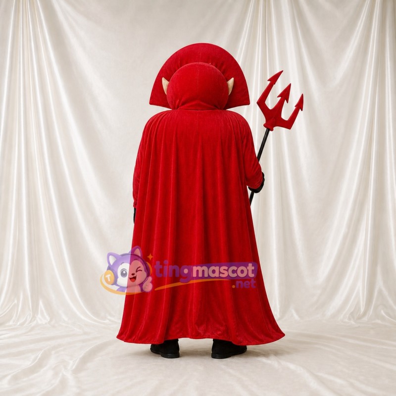 Devil Character Mascot Costume Full Body for Adults Sports Events