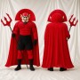 Devil Character Mascot Costume Full Body for Adults Sports Events