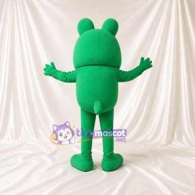 Green Frog Mascot Costume Full Body for Adults Aquariums