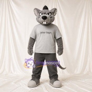 Costume de mascotte rat intégral pour adultes – événements sportifs