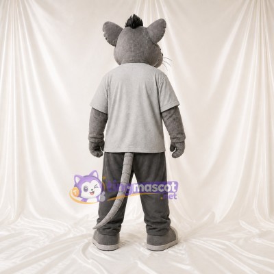 Costume de mascotte rat intégral pour adultes – événements sportifs