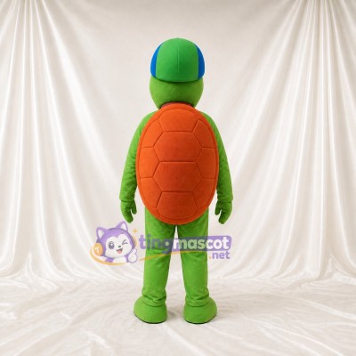 Green Turtle Mascot Costume Full Body for Adults Aquariums