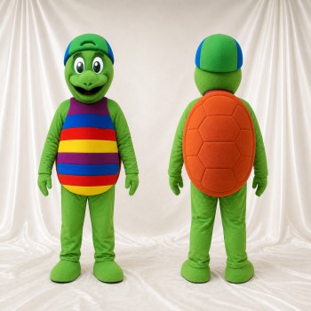 Green Turtle Mascot Costume Full Body for Adults Aquariums